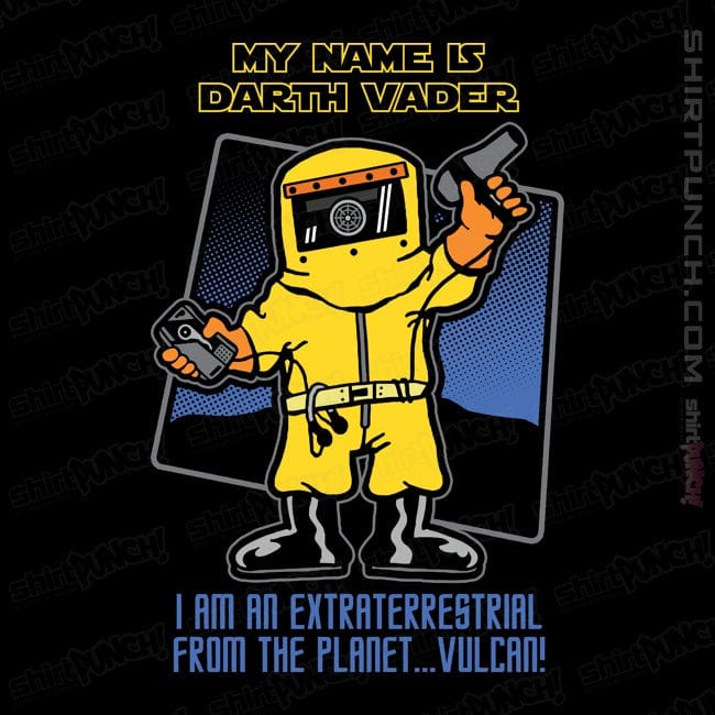 Secret_Shirts Magnets / 3"x3" / Black Vader From Vulcan