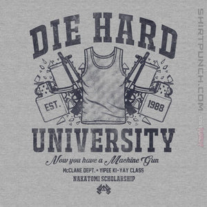 Daily_Deal_Shirts Magnets / 3"x3" / Sports Grey Die Hard University