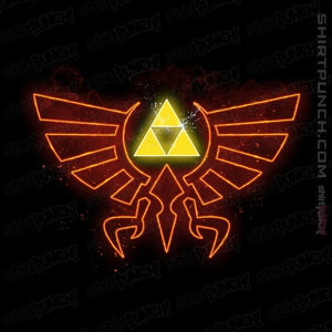 Shirts Magnets / 3"x3" / Black Hyrule Fire Crest