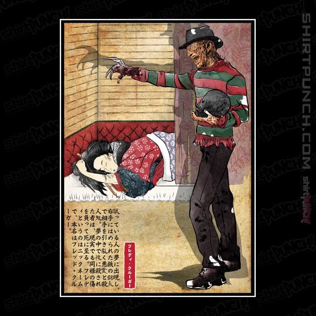 Daily_Deal_Shirts Magnets / 3"x3" / Black Freddy In Japan