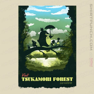Daily_Deal_Shirts Magnets / 3"x3" / Natural Visit Tsukamori Forest