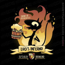 Load image into Gallery viewer, Shirts Magnets / 3&quot;x3&quot; / Black Luci&#39;s Inferno
