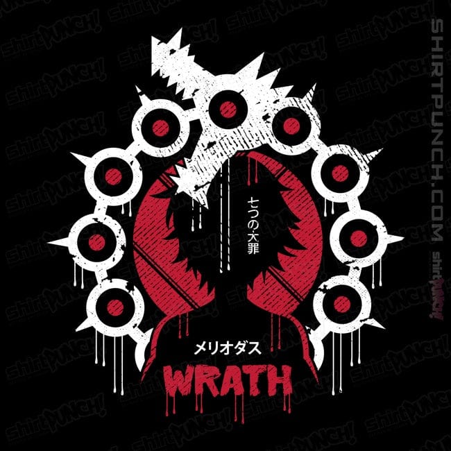 Shirts Magnets / 3"x3" / Black Sin of Wrath Dagon