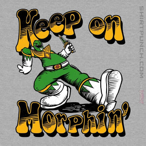 Daily_Deal_Shirts Magnets / 3"x3" / Sports Grey Keep On Morphin'