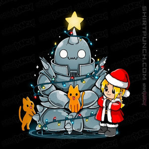 Daily_Deal_Shirts Magnets / 3"x3" / Black Fullmetal Christmas