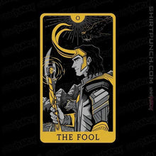 Load image into Gallery viewer, Shirts Magnets / 3&quot;x3&quot; / Black The Fool Tarot
