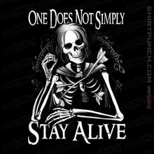 Load image into Gallery viewer, Last_Chance_Shirts Magnets / 3&quot;x3&quot; / Black Stay Alive
