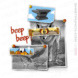 Daily_Deal_Shirts Magnets / 3"x3" / White Beep Beep