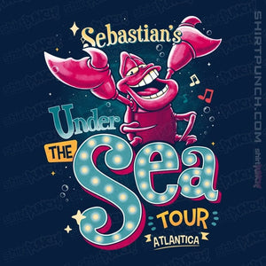 Daily_Deal_Shirts Magnets / 3"x3" / Navy Under The Sea Tour