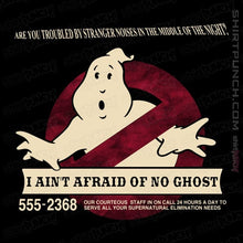 Load image into Gallery viewer, Shirts Magnets / 3&quot;x3&quot; / Black I Ain&#39;t Afraid Of No Ghost
