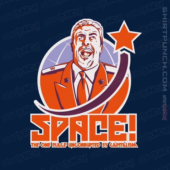 Daily_Deal_Shirts Magnets / 3"x3" / Navy Space!