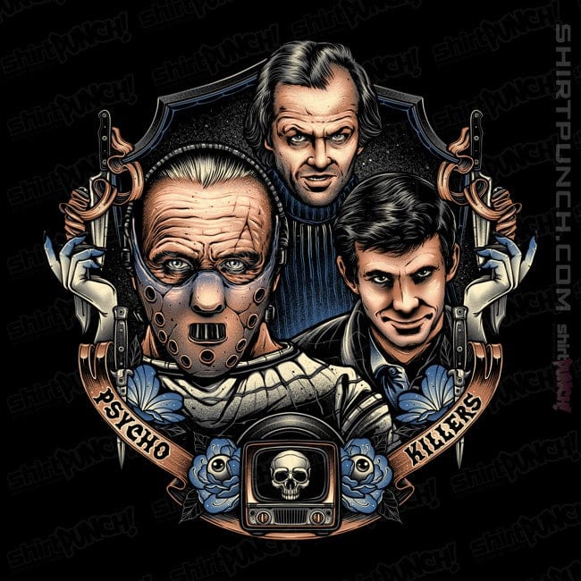Daily_Deal_Shirts Magnets / 3"x3" / Black The Psychos