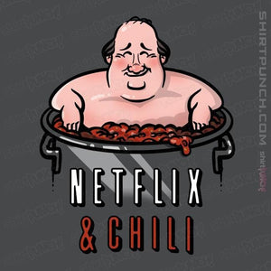 Secret_Shirts Magnets / 3"x3" / Charcoal Netflix And Chili