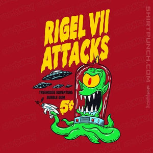 Shirts Magnets / 3"x3" / Red Rigel 7 Attacks