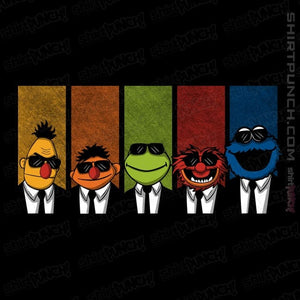 Daily_Deal_Shirts Magnets / 3"x3" / Black Reservoir Muppets