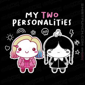 Daily_Deal_Shirts Magnets / 3"x3" / Black My Two Personalities