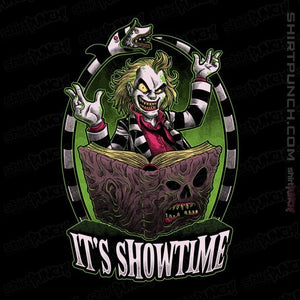Daily_Deal_Shirts Magnets / 3"x3" / Black It's Showtime!
