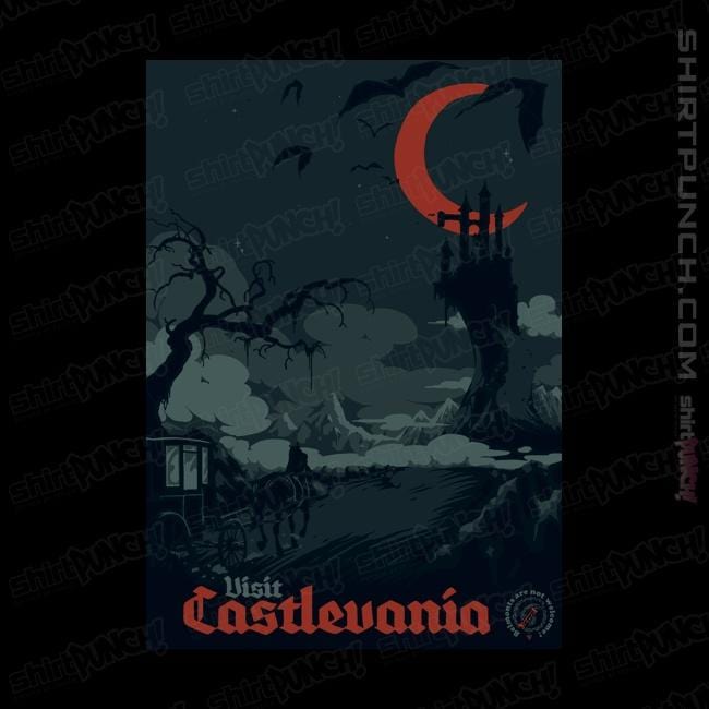 Secret_Shirts Magnets / 3"x3" / Black Visit Castlevania