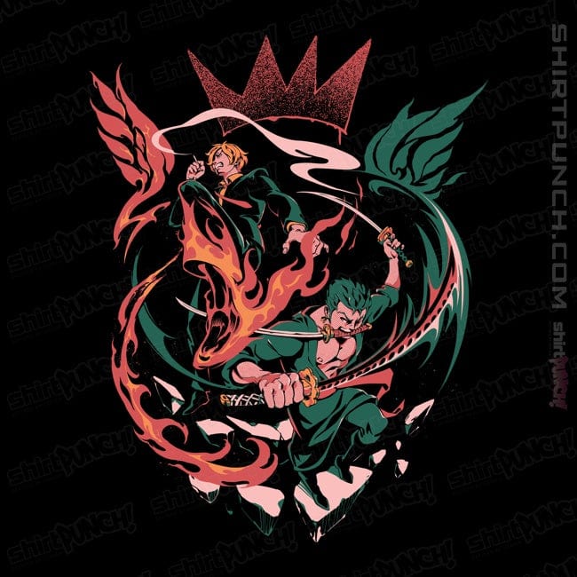 Daily_Deal_Shirts Magnets / 3"x3" / Black The Wings Of The King