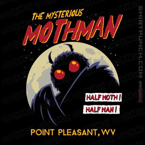 Daily_Deal_Shirts Magnets / 3"x3" / Black Mothman