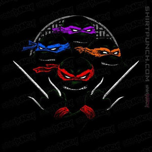 Shirts Magnets / 3"x3" / Black Mutant Ninja Brothers