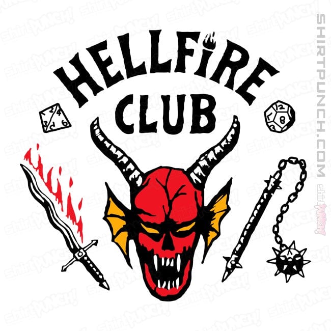 Secret_Shirts Magnets / 3"x3" / White Hellfire Club