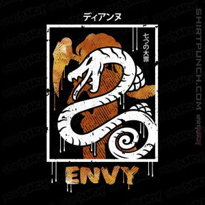 Shirts Magnets / 3"x3" / Black Sin of Envy Serpent