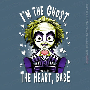 Daily_Deal_Shirts Magnets / 3"x3" / Indigo Blue I'm The Ghost With The Heart