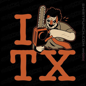 Secret_Shirts Magnets / 3"x3" / Black I Love TX