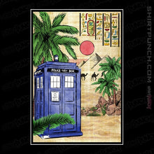 Load image into Gallery viewer, Daily_Deal_Shirts Magnets / 3&quot;x3&quot; / Black TARDIS In Egypt
