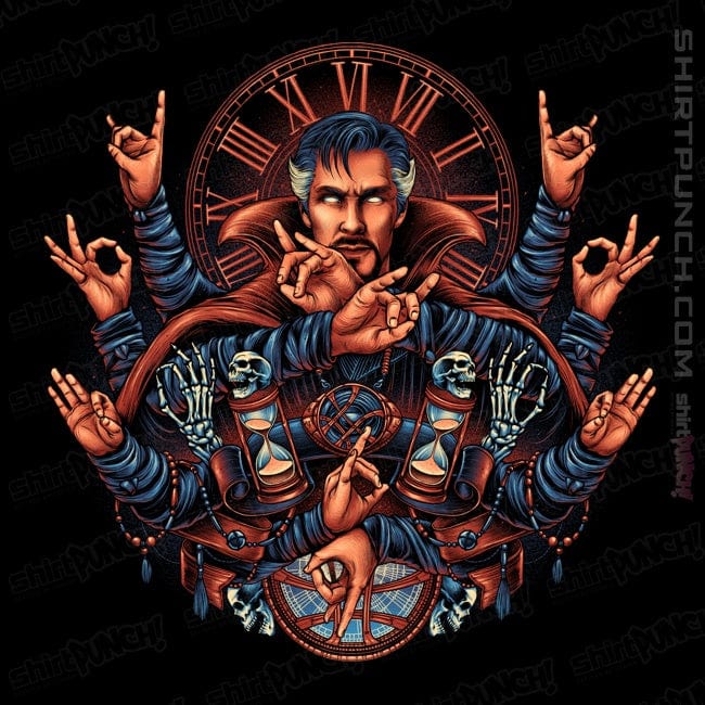 Daily_Deal_Shirts Magnets / 3"x3" / Black Strange Magic