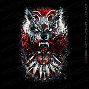 Secret_Shirts Magnets / 3"x3" / Black The Wolf Princess