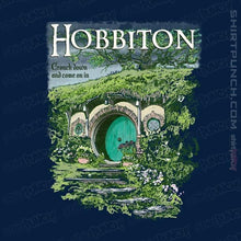 Load image into Gallery viewer, Shirts Magnets / 3&quot;x3&quot; / Navy Visit Hobbiton
