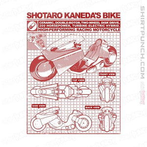 Secret_Shirts Magnets / 3"x3" / White Shotaro Kaneda Bike
