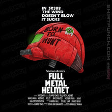 Load image into Gallery viewer, Secret_Shirts Magnets / 3&quot;x3&quot; / Black Full Metal Helmet.
