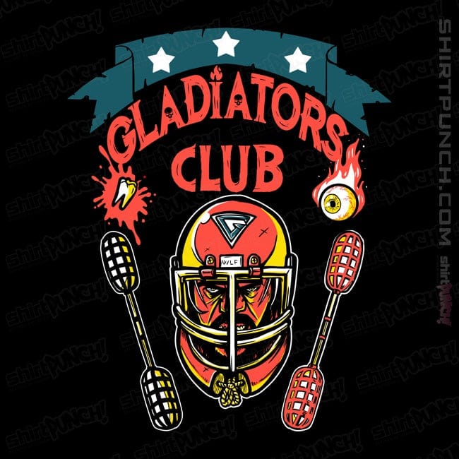 Daily_Deal_Shirts Magnets / 3"x3" / Black Gladiators Club