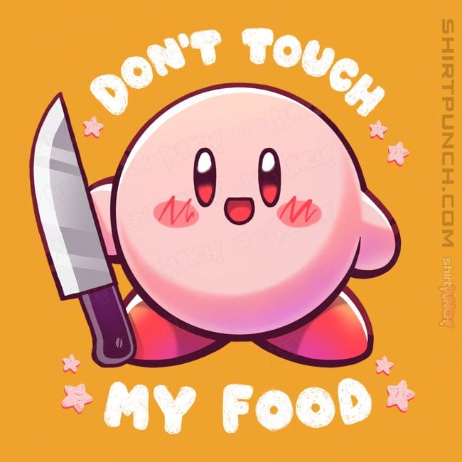 Secret_Shirts Magnets / 3"x3" / Gold Don't Touch My Food!