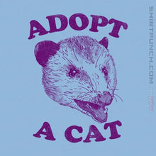 Load image into Gallery viewer, Shirts Magnets / 3&quot;x3&quot; / Powder Blue Adopt A Cat
