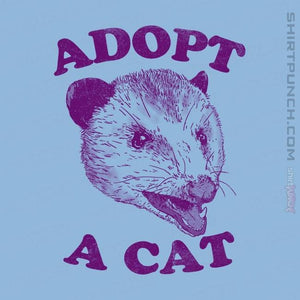 Shirts Magnets / 3"x3" / Powder Blue Adopt A Cat