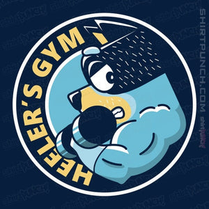 Daily_Deal_Shirts Magnets / 3"x3" / Navy Heeler's Gym