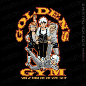 Secret_Shirts Magnets / 3"x3" / Black Goldens Gym