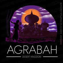 Load image into Gallery viewer, Shirts Magnets / 3&quot;x3&quot; / Black Agrabah Desert Kingdom

