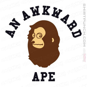 Daily_Deal_Shirts Magnets / 3"x3" / White An Awkward Ape