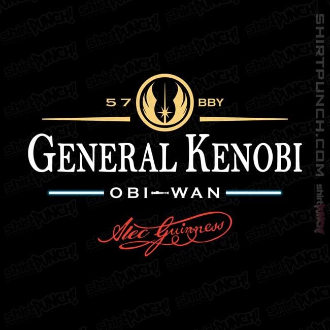 Shirts Magnets / 3"x3" / Black General Kenobi