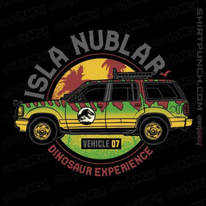 Daily_Deal_Shirts Magnets / 3"x3" / Black Isla Nublar Experience
