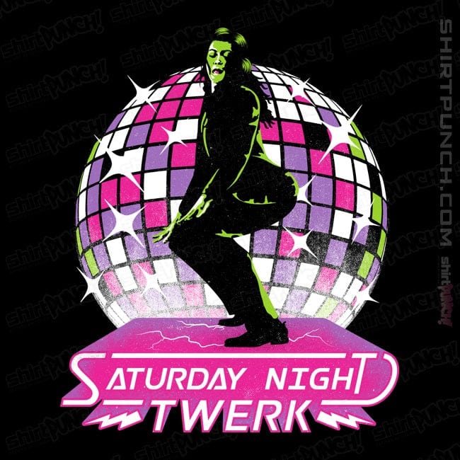 Secret_Shirts Magnets / 3"x3" / Black She Twerk