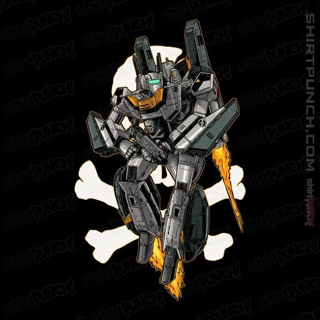 Daily_Deal_Shirts Magnets / 3"x3" / Black Skull Leader