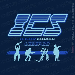 Shirts Magnets / 3"x3" / Navy Running Man ICS Legends