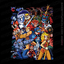 Load image into Gallery viewer, Daily_Deal_Shirts Magnets / 3&quot;x3&quot; / Black Thundercats VS Pilgrim
