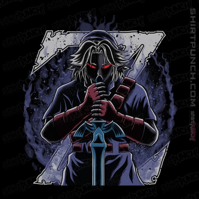 Daily_Deal_Shirts Magnets / 3"x3" / Black Hero's Shadow